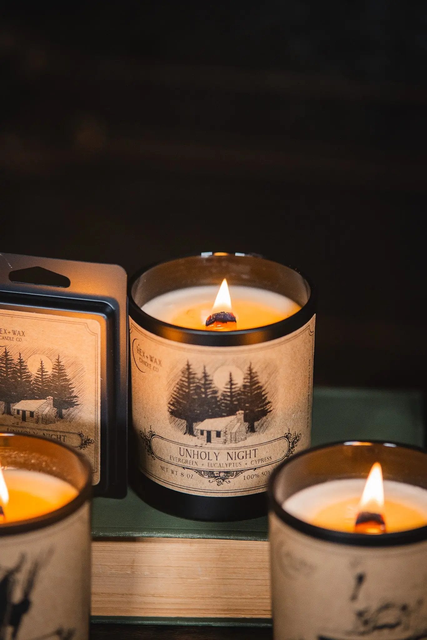 Unholy Night – The Quintessential Pine Candle Hex + Wax Candle Co.