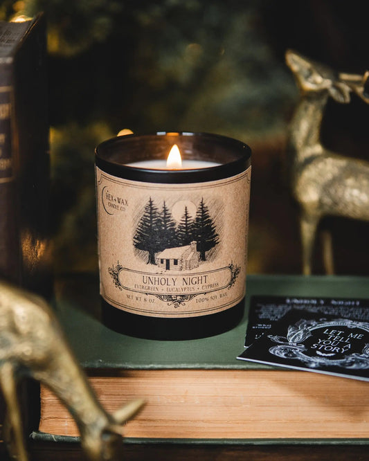 Unholy Night – The Quintessential Pine Candle Hex + Wax Candle Co.