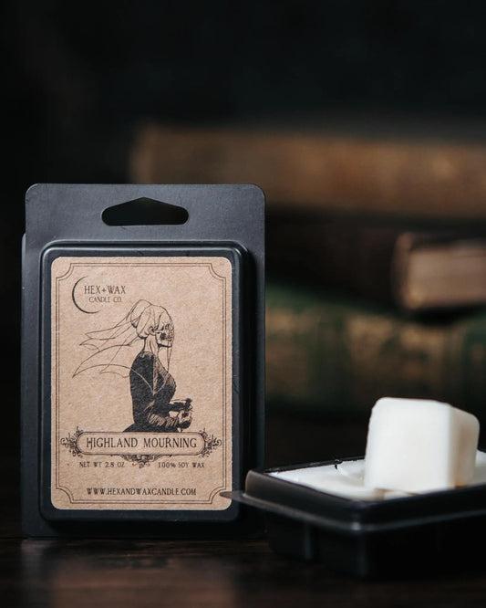 Highland Mourning – The Spooky Floral Wax Melt Hex and Wax Candle Co.