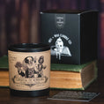 Load image into Gallery viewer, creepy clowns on the cover of a candle