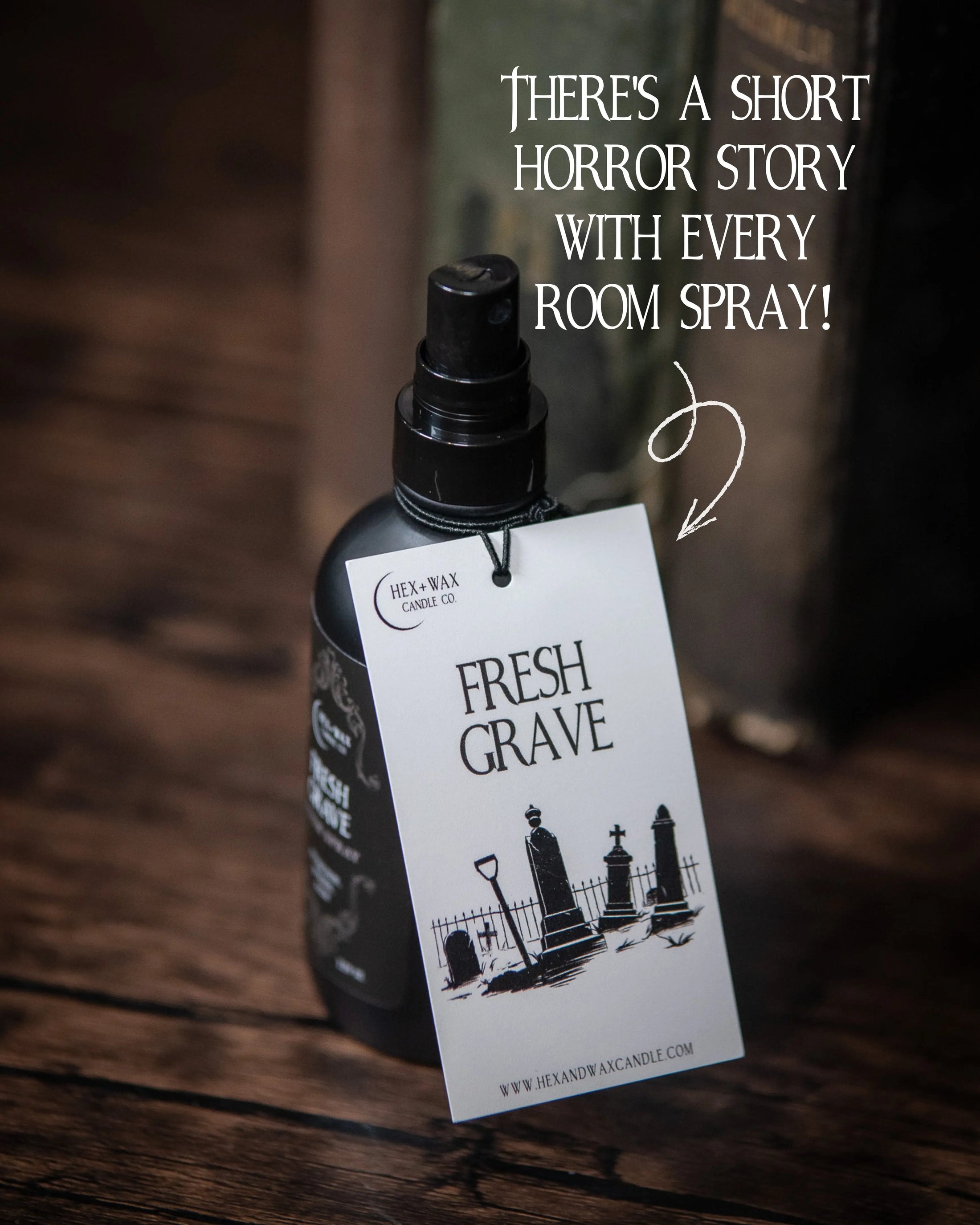 Fresh Grave – The Perfect Petrichor Room Spray Hex + Wax Candle Co.