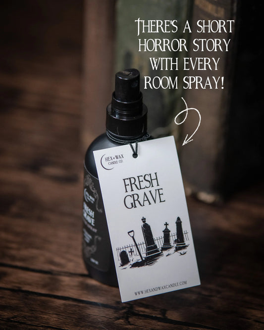 Fresh Grave – The Perfect Petrichor Room Spray Hex + Wax Candle Co.