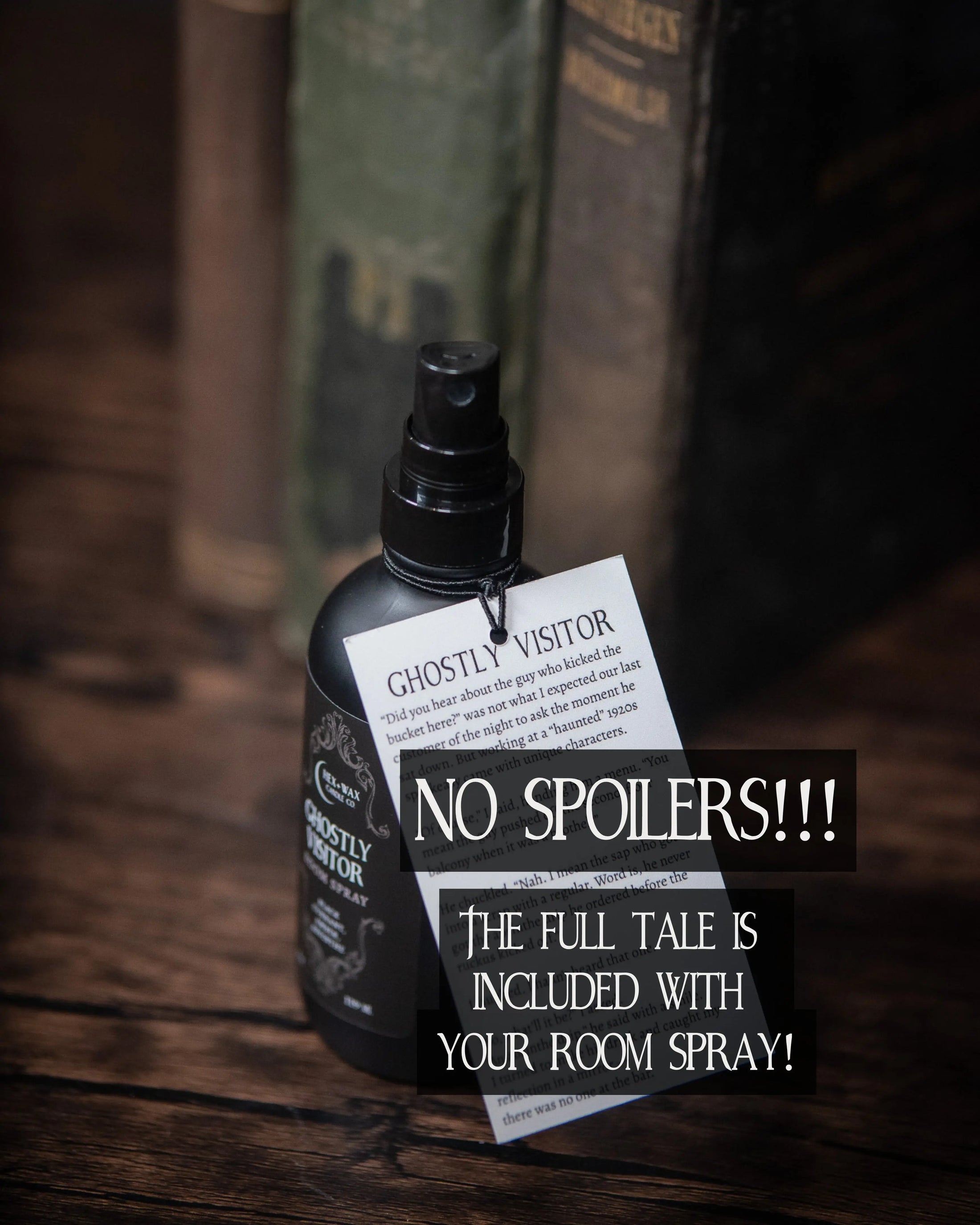 Ghostly Visitor – The Haunted Speakeasy Room Spray Hex + Wax Candle Co.