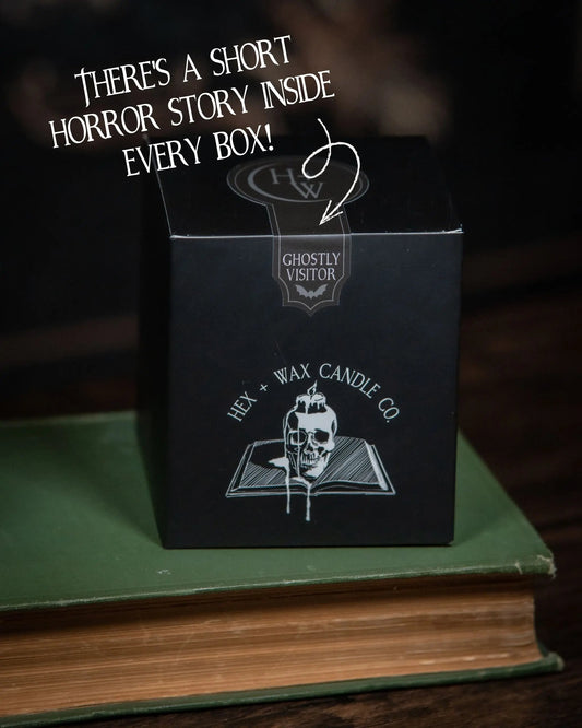 Ghostly Visitor – The Haunted Speakeasy Candle Hex + Wax Candle Co.