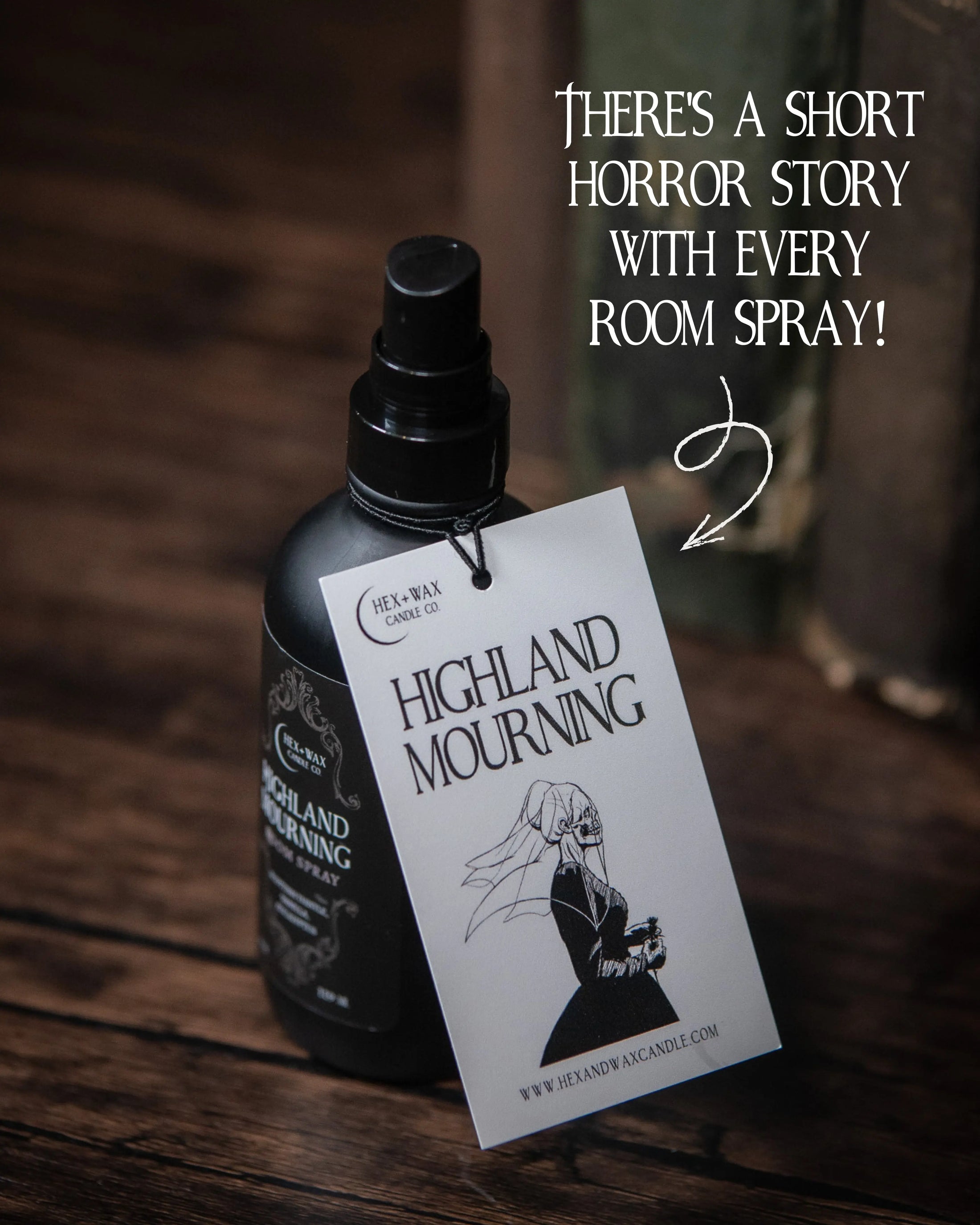 Highland Mourning – The Spirit of Scotland Room Spray Hex + Wax Candle Co.