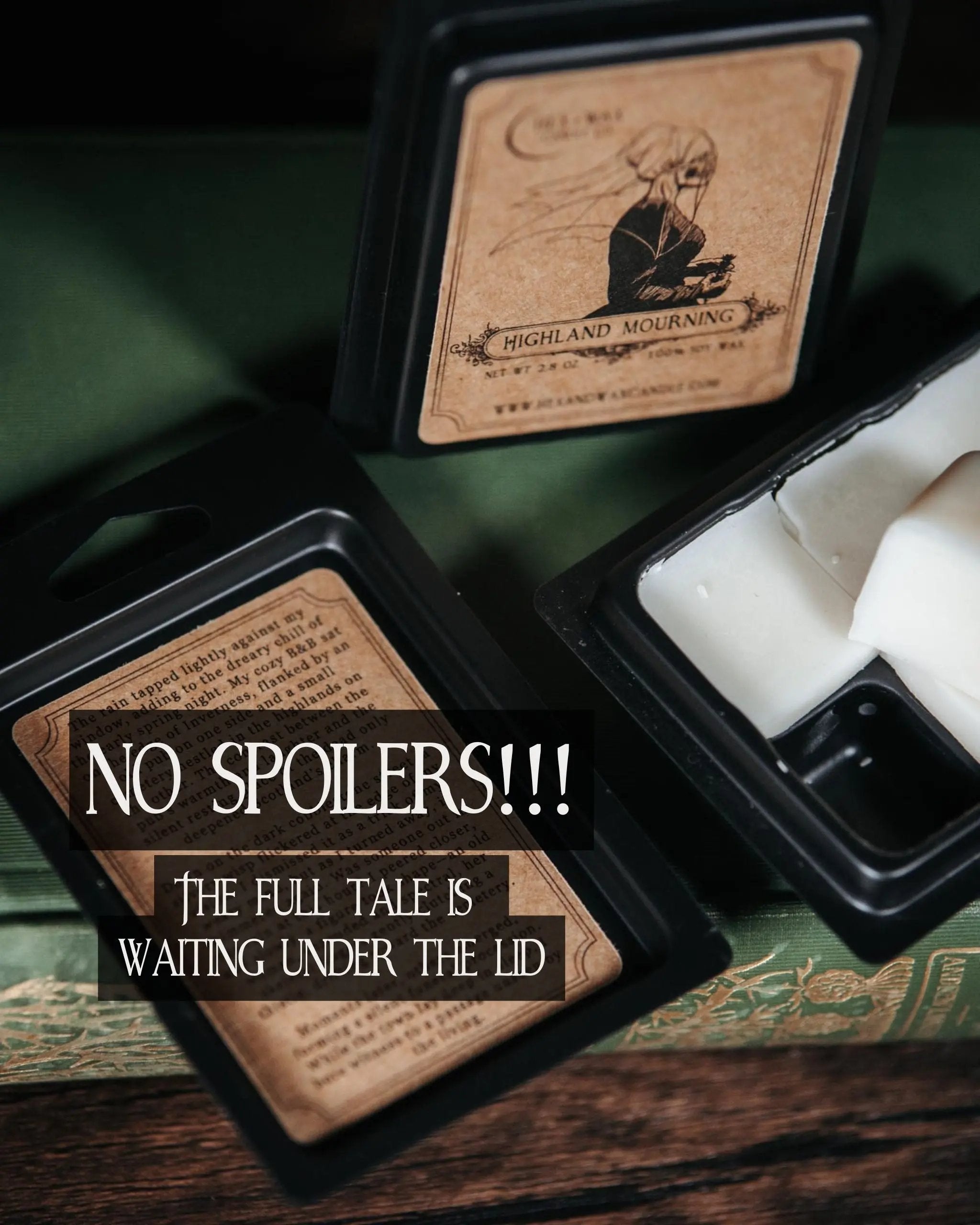 Highland Mourning – The Spooky Floral Wax Melt Hex and Wax Candle Co.