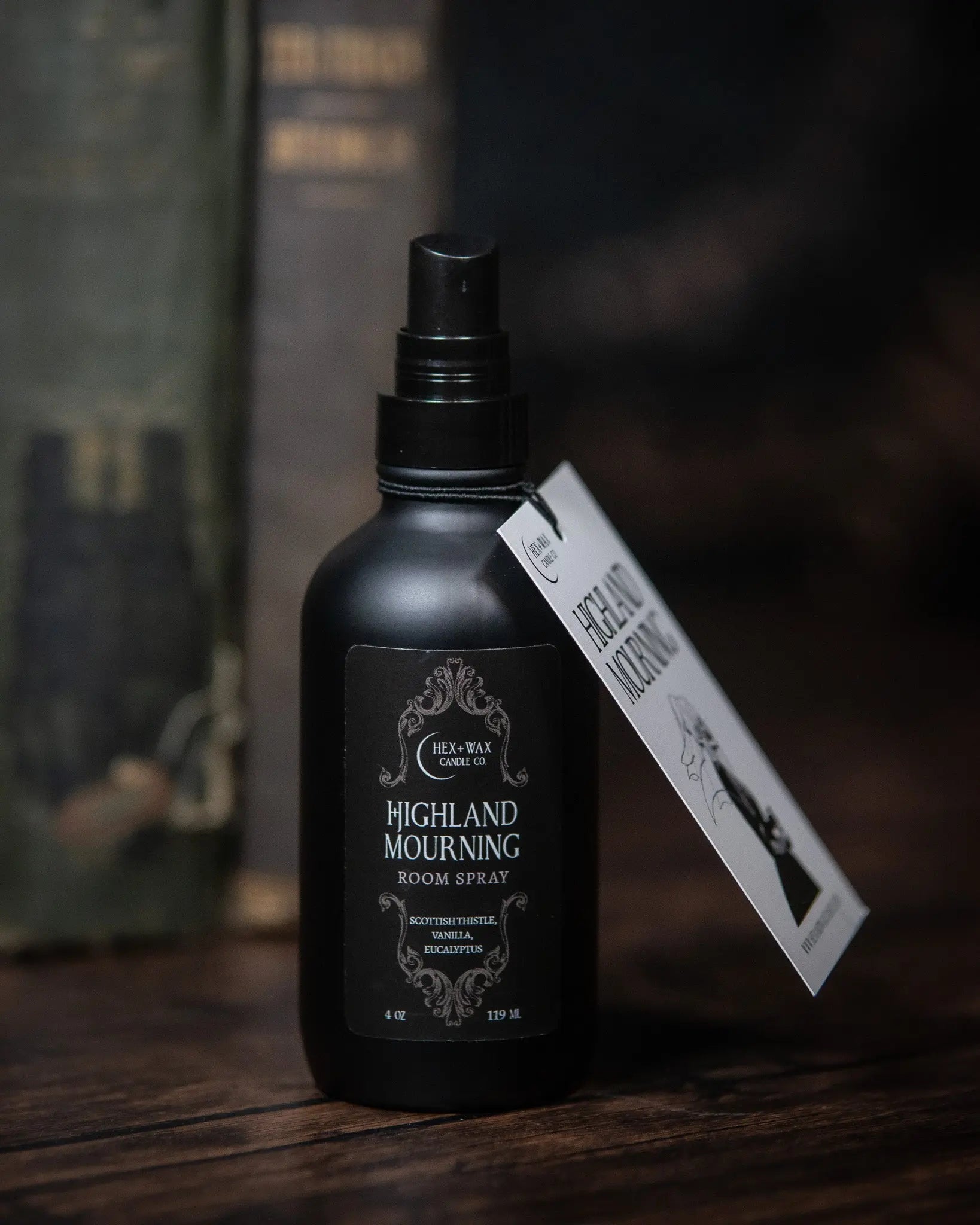 Highland Mourning – The Spirit of Scotland Room Spray Hex + Wax Candle Co.