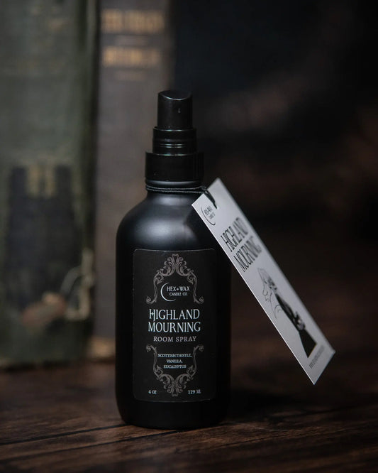 Highland Mourning – The Spirit of Scotland Room Spray Hex + Wax Candle Co.