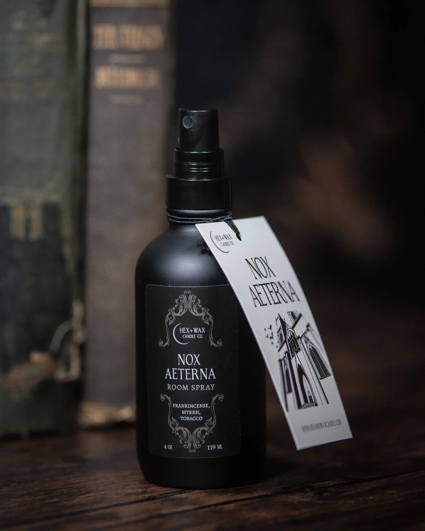 Nox Aeterna – The Dark Incense Room Spray Hex + Wax Candle Co.