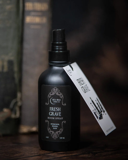 Fresh Grave – The Perfect Petrichor Room Spray Hex + Wax Candle Co.
