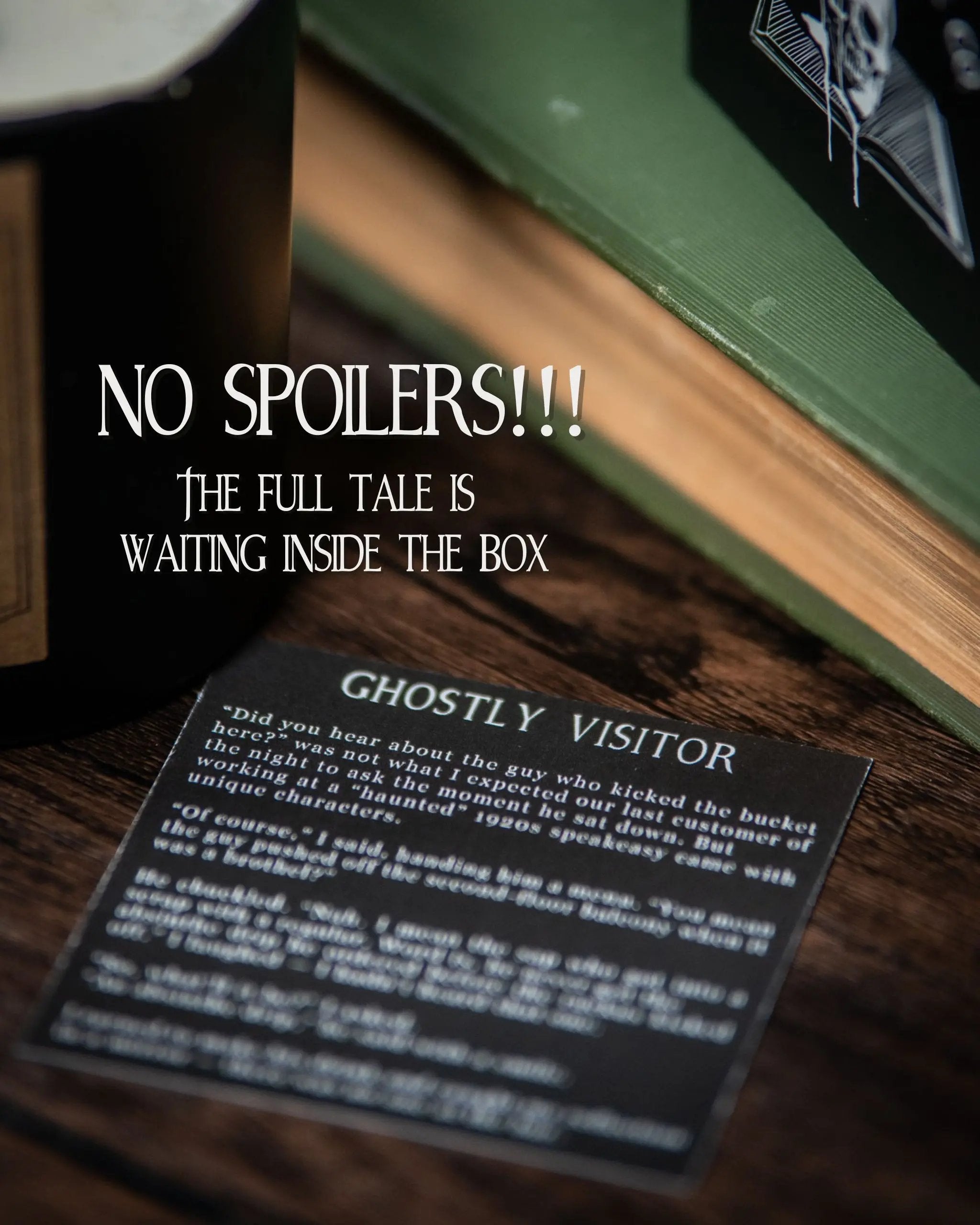 Ghostly Visitor – The Haunted Speakeasy Candle Hex + Wax Candle Co.