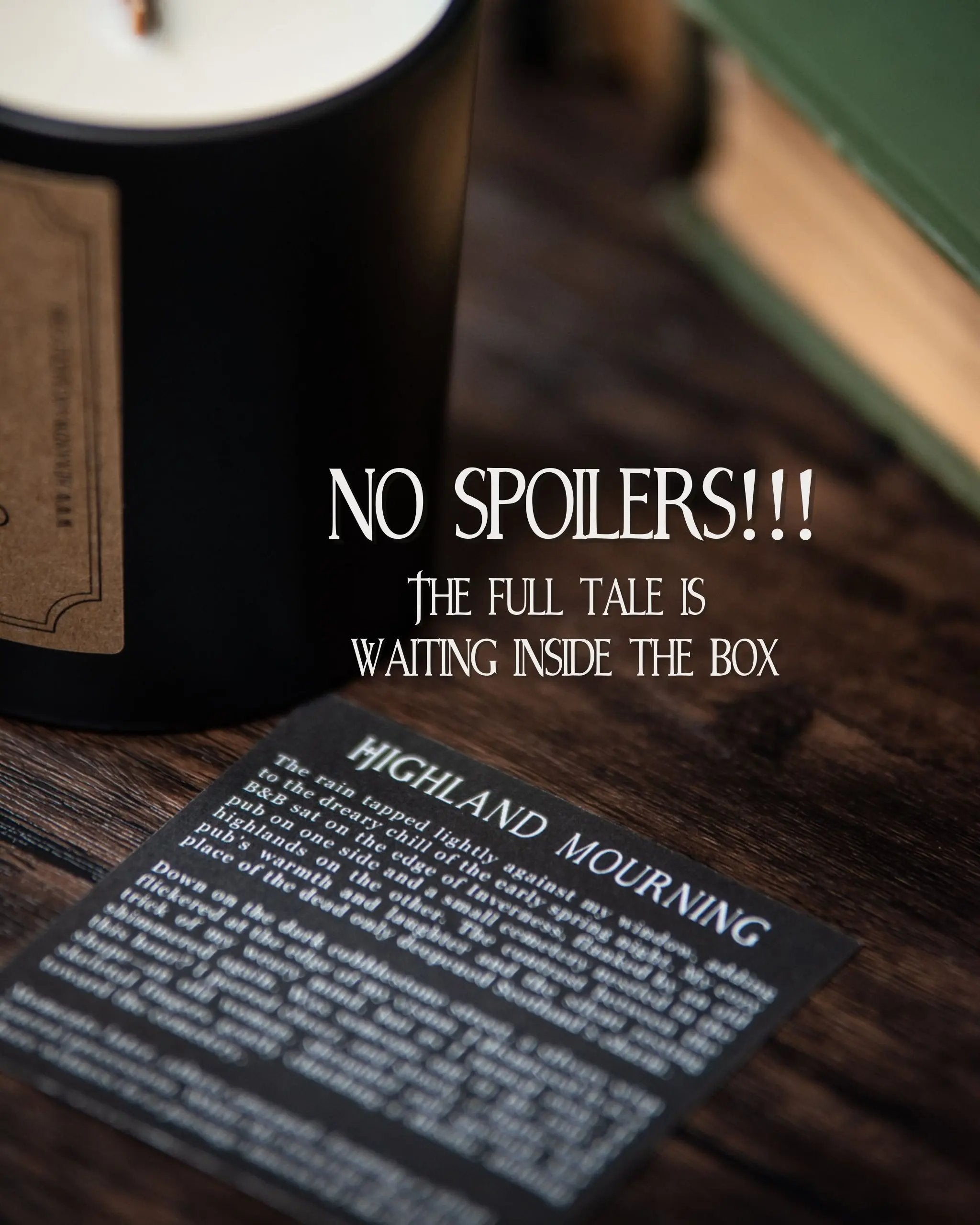 Highland Mourning — The Spirit of Scotland Hex + Wax Candle Co.