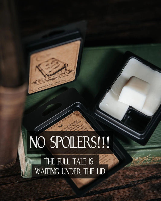 Book of Shadows – The Old Book Witchy Wax Melt Hex and Wax Candle Co.